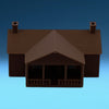 The Milwaukee Road - COMPANY HOUSE - N Scale 1:160 - Brown