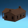 The Milwaukee Road - COMPANY HOUSE - N Scale 1:160 - Brown