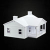 The Milwaukee Road - COMPANY HOUSE - N Scale 1:160 - White