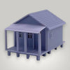 Mining Shack - HO Scale 1:87 - Scale Model - Gray