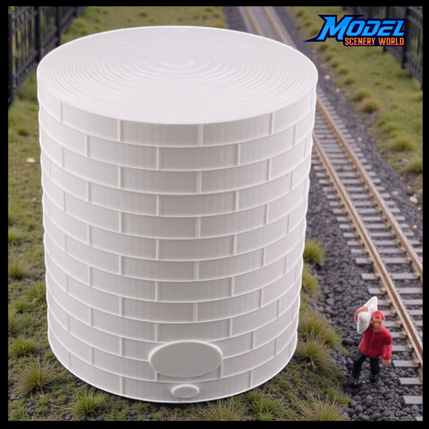 Tall Oil or Fuel Tank - 1G Scale - 1:32 - White - 11 Sizes AVAILABLE