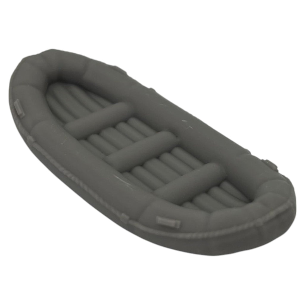 17' White Water River Raft - N Scale - Gray | Model Scenery World