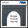 Model of a Single Tunnel Portal - Stone by Model Scenery World
