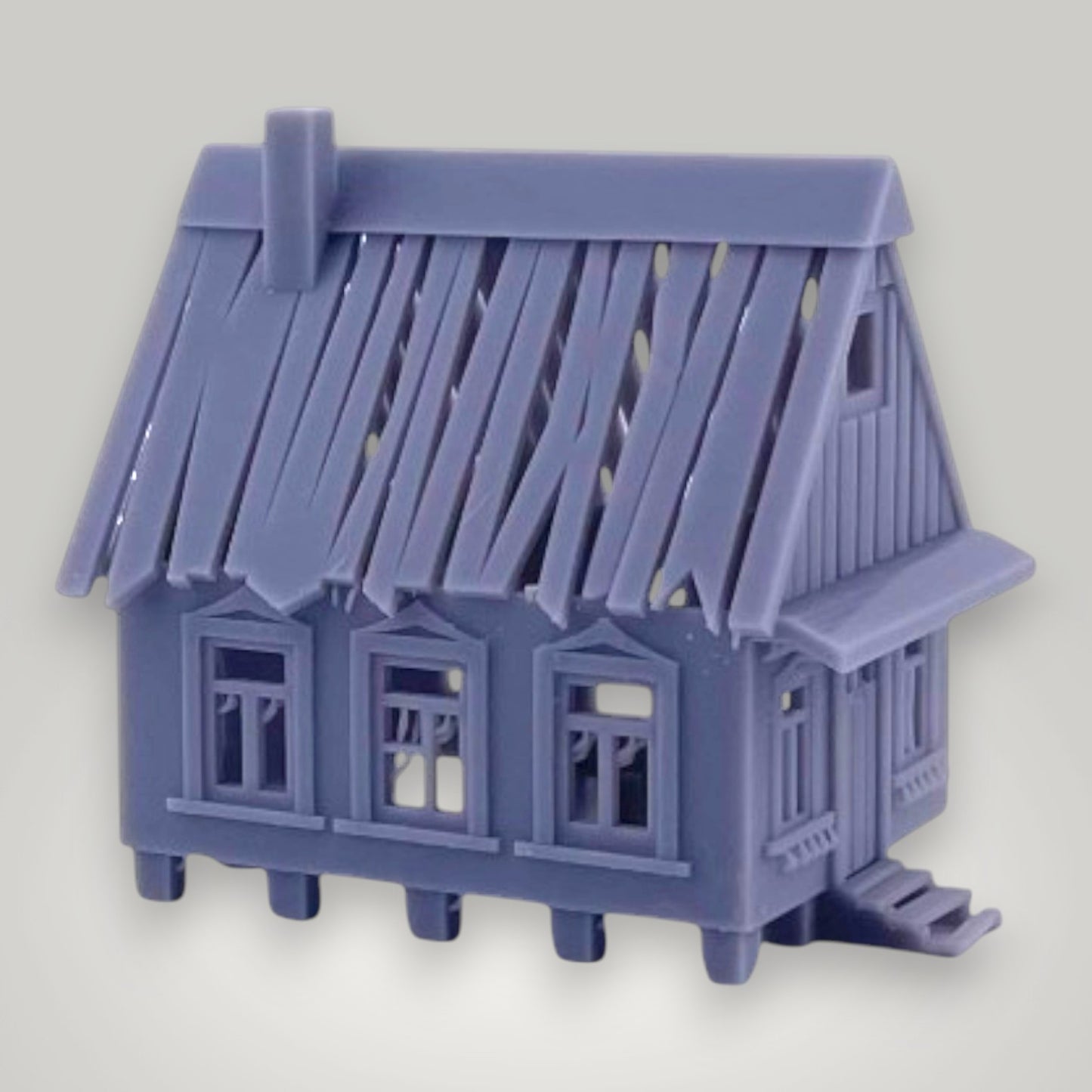Z Scale 1:220 Mountain Shack Resin Building