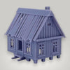 Mountain Shack - Z Scale 1:220 - Scale Model - Gray