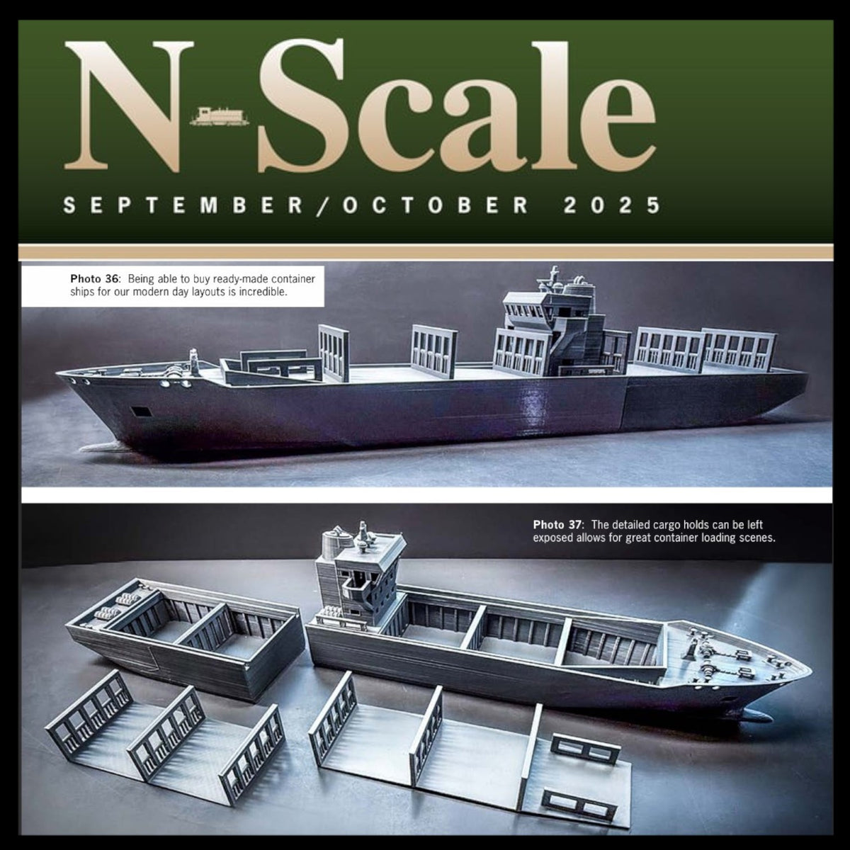 N Scale 1:160 FeederMax Waterline Cut Container Ship