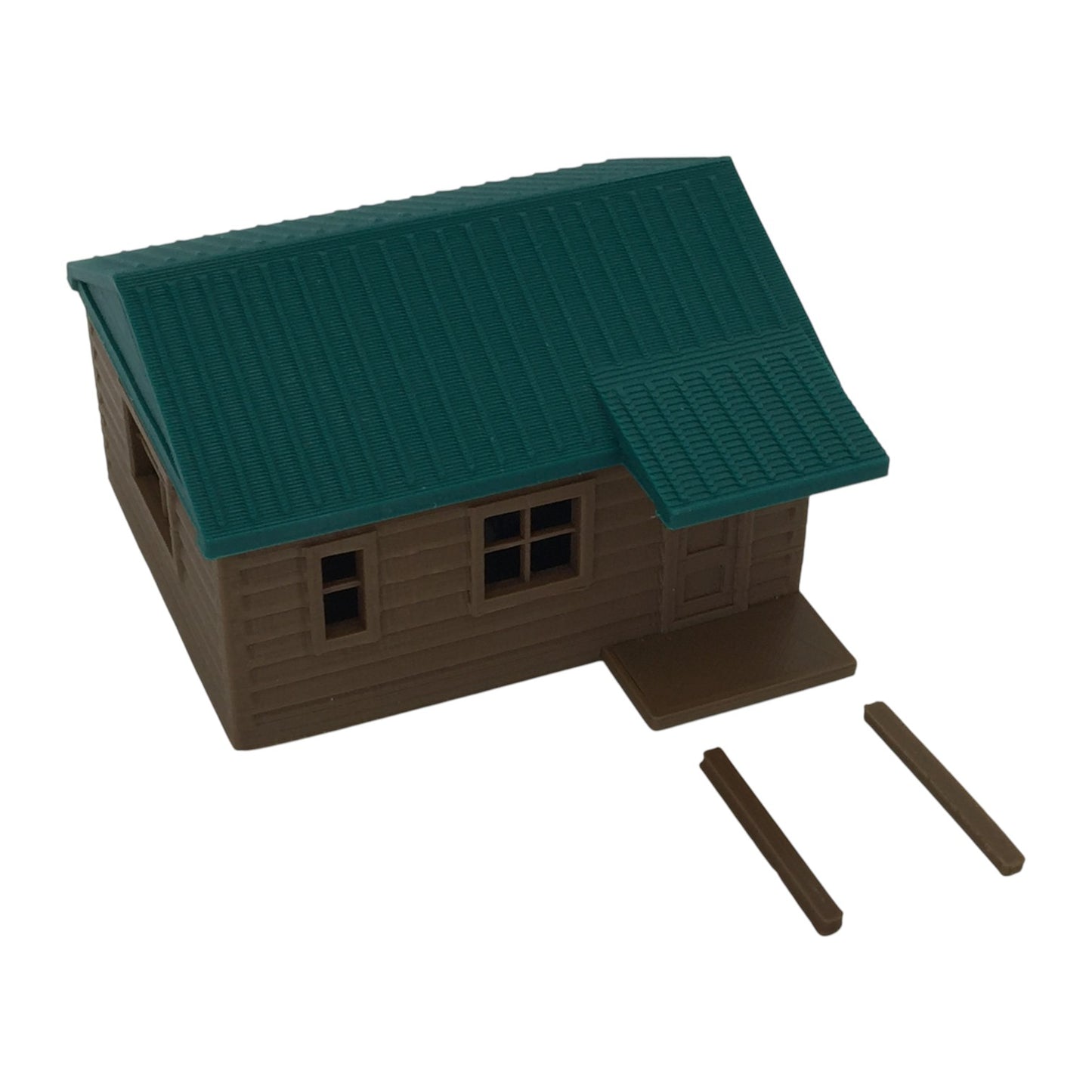 "The Outdoor Series" - Cabin #1 - Camping - Modeled in Color  TT Scale 1:120