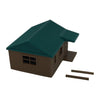 "The Outdoor Series" - Cabin #1 - Camping - Modeled in Color - N Scale 1:160