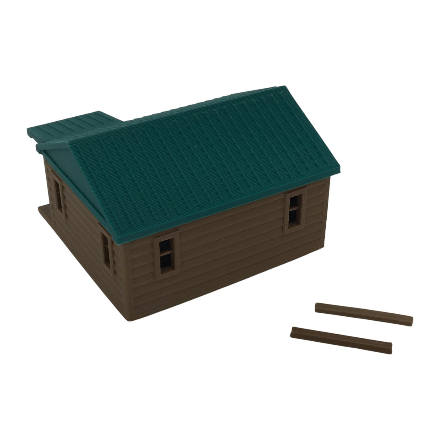 "The Outdoor Series" - Cabin #1 - Camping - Modeled in Color  TT Scale 1:120