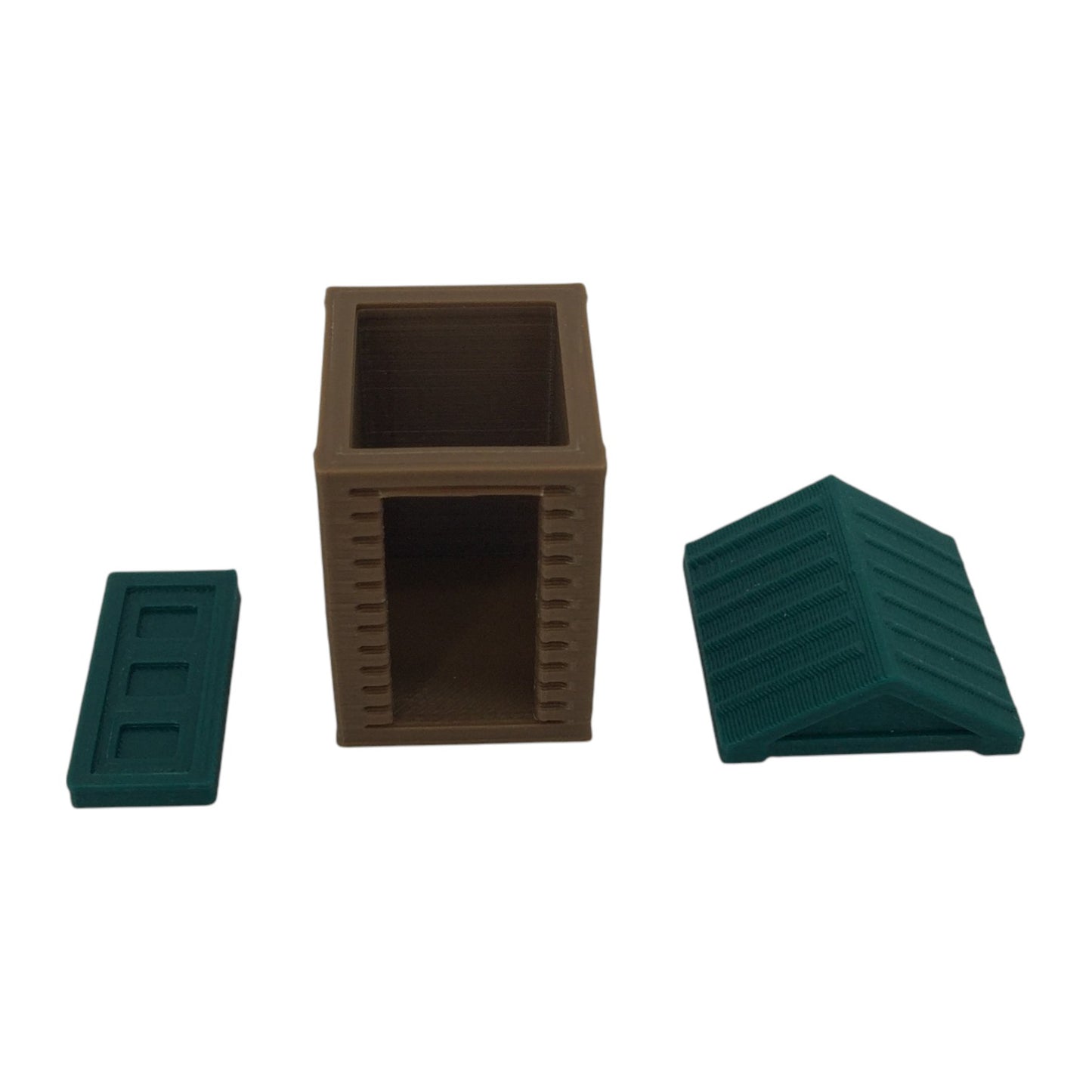 "The Outdoor Series" OUTHOUSE Camping - Modeled in Color - HO Scale 1:87
