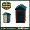 "The Outdoor Series" OUTHOUSE Camping - Modeled in Color - O Scale 1:48