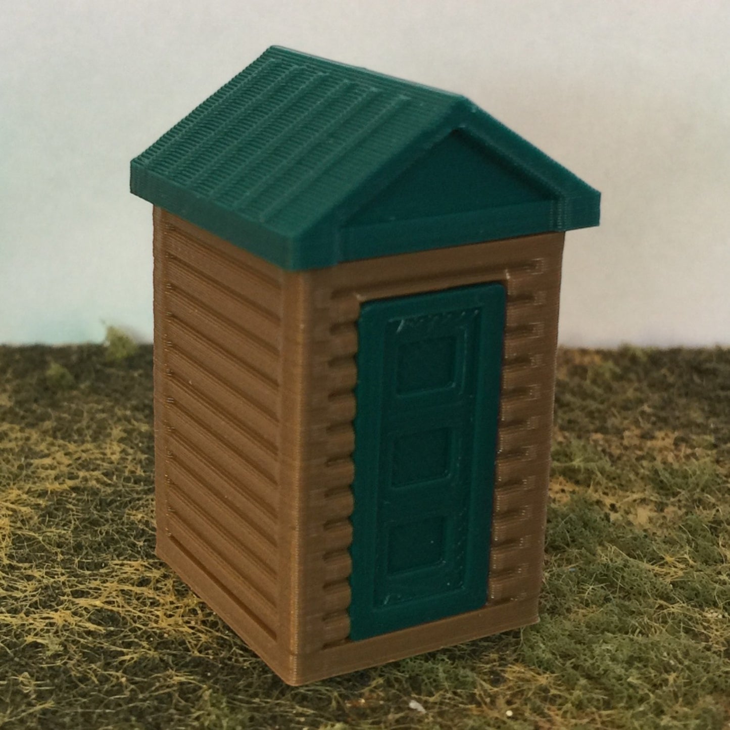 "The Outdoor Series" OUTHOUSE Camping - Modeled in Color - O Scale 1:48