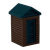 "The Outdoor Series" OUTHOUSE Camping - Modeled in Color - HO Scale 1:87