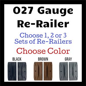 Re-Railer O27 Gauge for Lionel or similar 3 Rail Tubular Track Rerailer 027