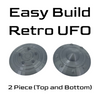 Retro UFO Scale model by Model Scenery World - Parts