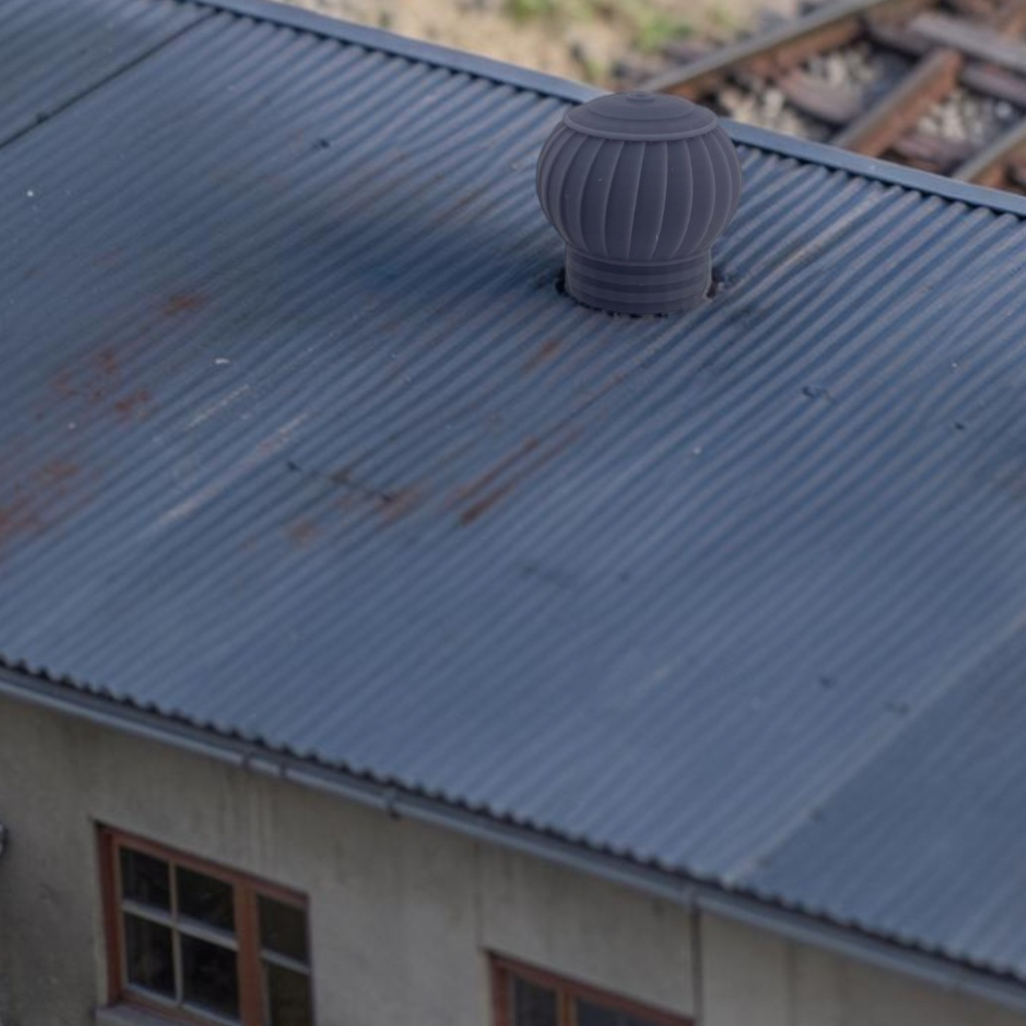 O Scale 1:48 Turbine Globe Roof Vent Resin 10pc Set