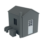 S Scale Pump House - Model Scenery World