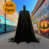 Scale Figure - Batman - Full Cape - Modeled in Black Resin