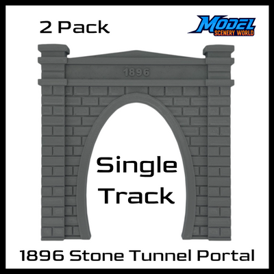 Scale Model of 1896 Tunnel Portal by Model Scenery World