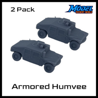 Scale Model of Armored Humvee by Model Scenery World