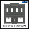 Scale Model of Backdrop Building BG #8 by Model Scenery World