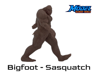 Scale Model of Bigfoot Sasquatch - Walking by Model Scenery World