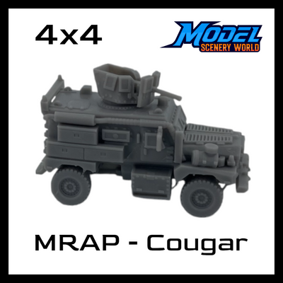 Scale Model of Cougar MRAP 4x4 by Model Scenery World
