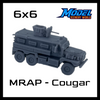 Scale Model of Cougar MRAP 6x6 HEV Model Scenery World