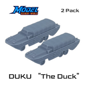Scale Model of DUKU "The Duck" with Canvas Top by Model Scenery World 