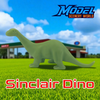 Scale Model of Dino for Sinclair Station by Model Scenery World