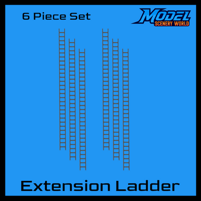 Scale Model of Extension Ladder by Model Scenery World