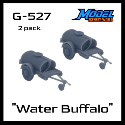 Scale Model of G527 Trailer Water Buffalo by Model Scenery World