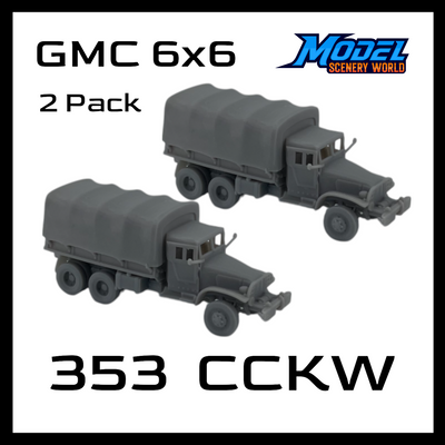 Scale Model of GMC 353 CCKW 6x6 by Model Scenery World