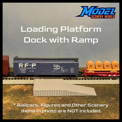 Country Historic TRAIN STATION – T Scale 1:450 1:480 Pre-Built Model Scenery