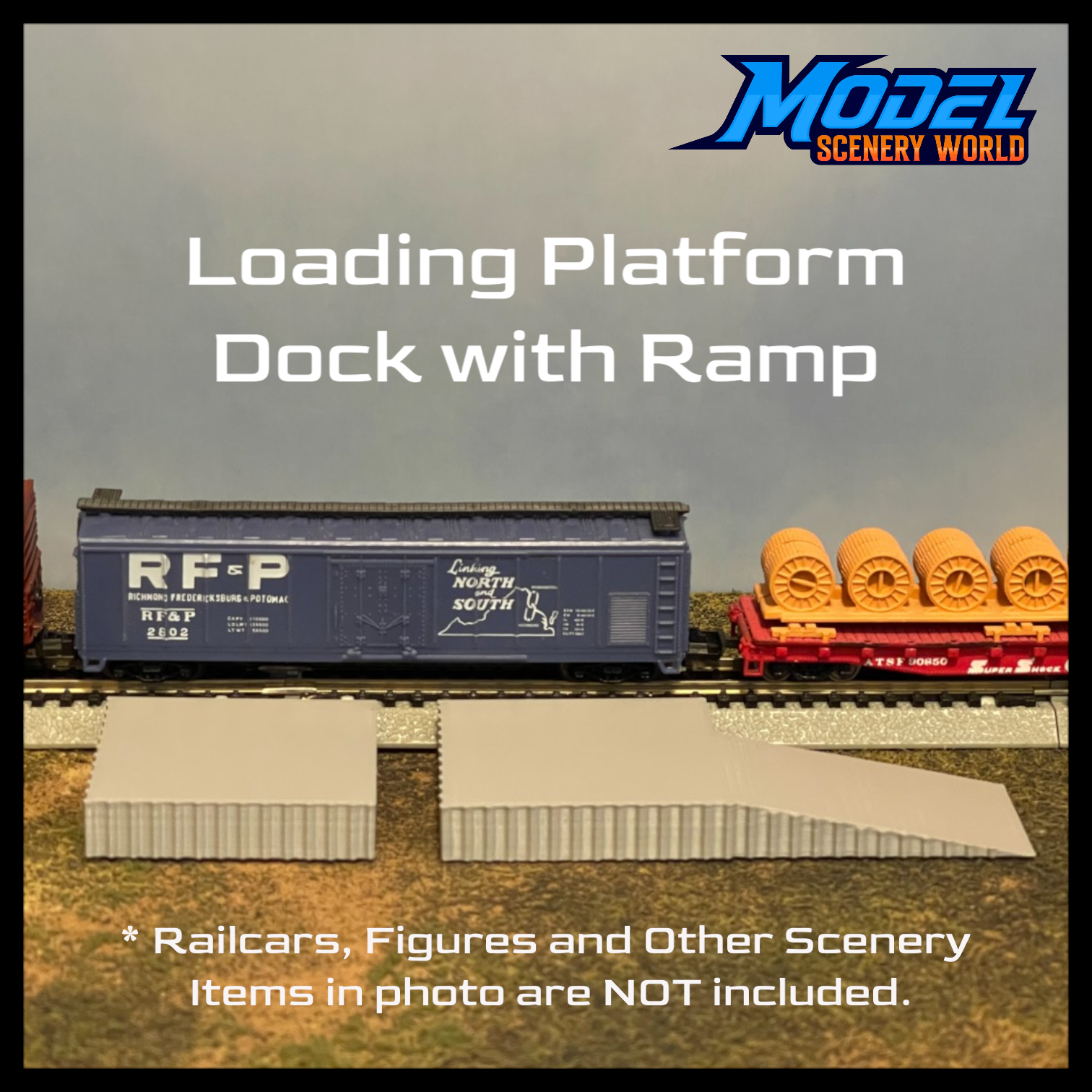 Scale Model of Loading Dock plus Platform by Model Scenery World