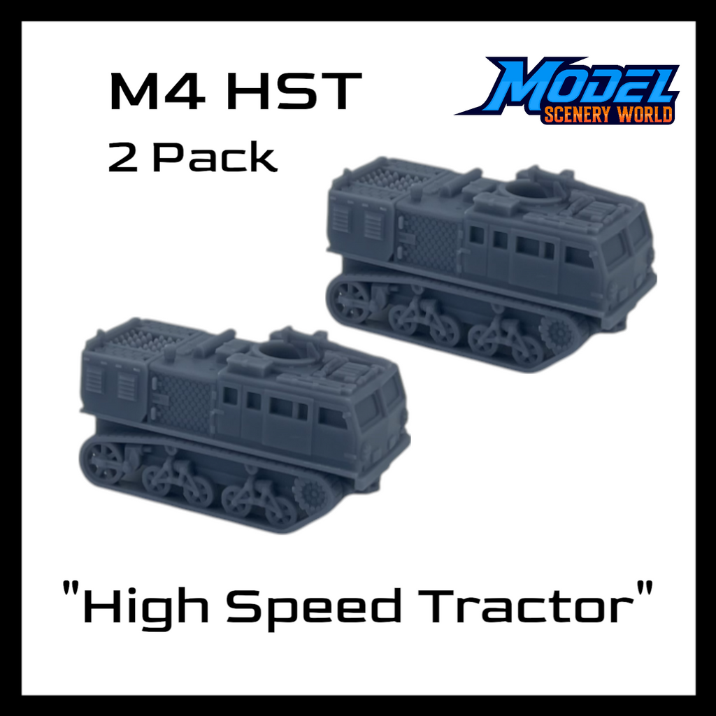 Scale Model of M4 HST High Speed Tractor by Model Scenery World