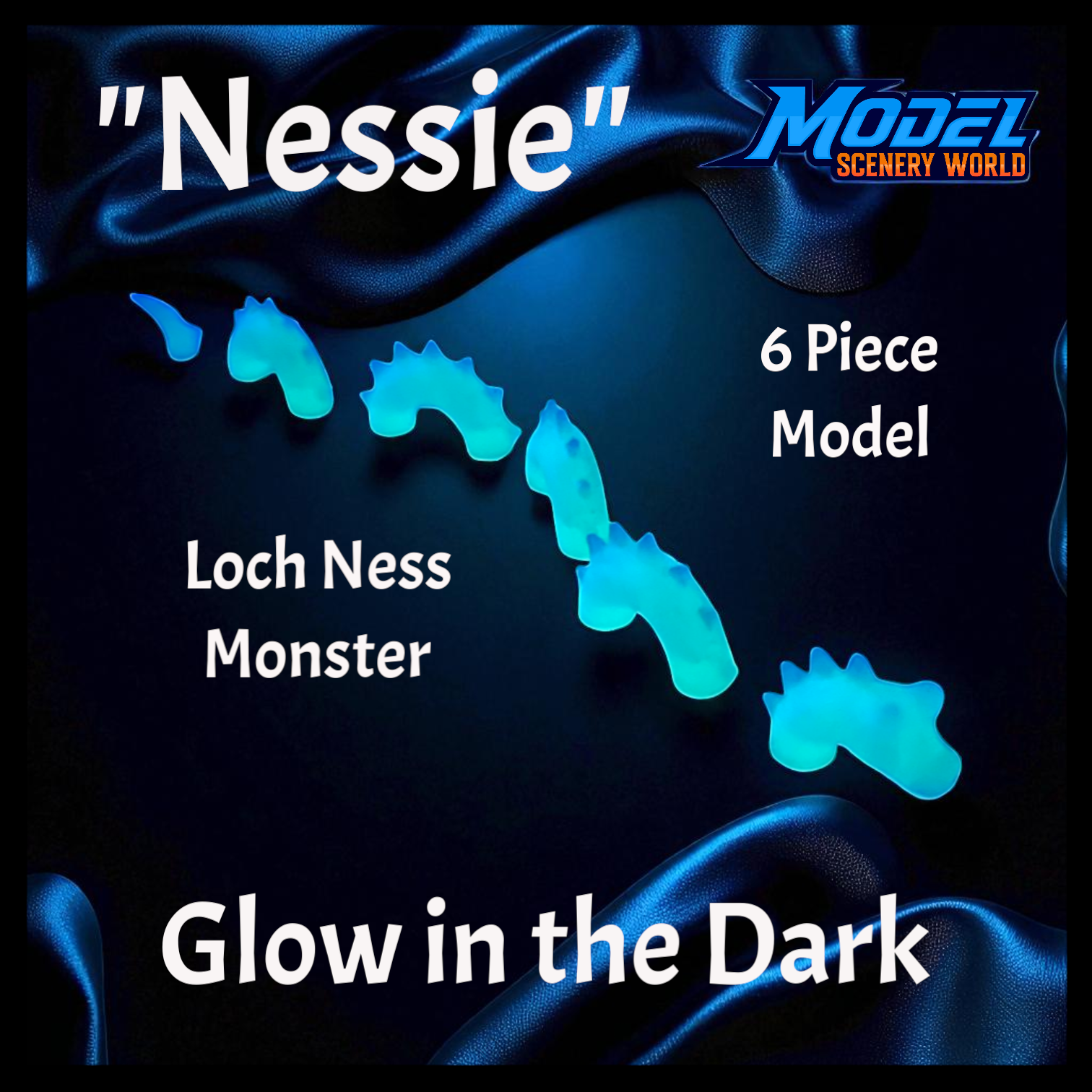 Scale Model of Nessie Glow in the Dark by Model Scenery World