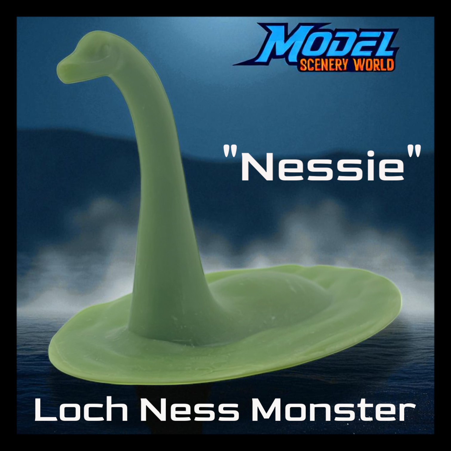 Nessie Lochness Monster - N Scale 1:160 - Green | Model Scenery World