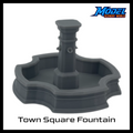 Town Square Fountain - N Scale - Gray