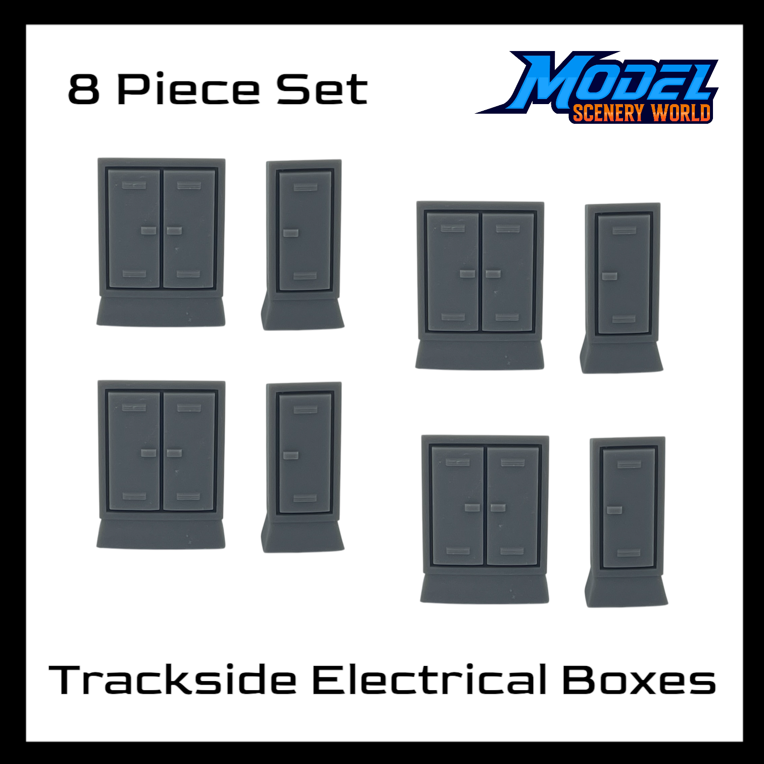 Scale Model of Trackside Electrical Boxes by Model Scenery World