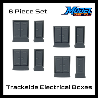 Scale Model of Trackside Electrical Boxes by Model Scenery World
