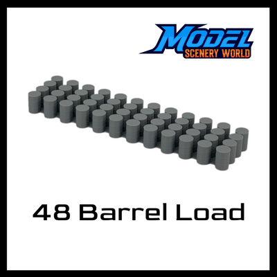 Scale Model of a 48 Barrel/Drum Load by Model Scenery World