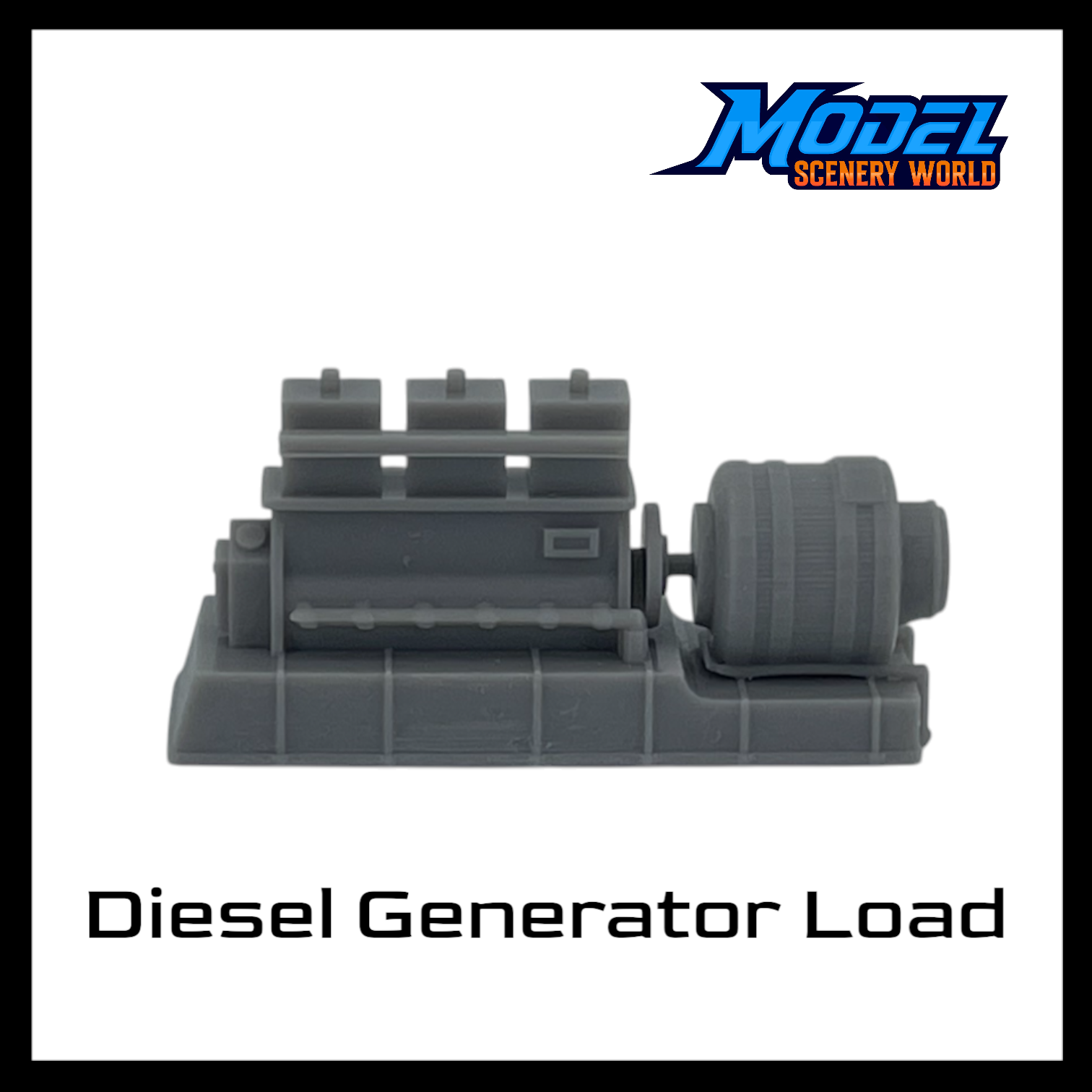 Diesel Generator Load - HO Scale 1:87 - Gray | Model Scenery World