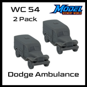 Scale Model of a Dodge WC 54 Ambulance by Model Scenery World