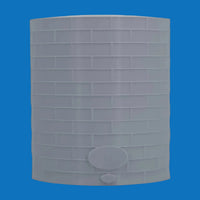 Scale Model of a Tall Oil or Fuel Tank in White Color by Model Scenery World