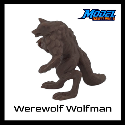 Scale Model of a werewolf wolfman by 'Model Scenery World'
