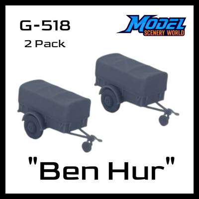 Scale model of G518 Benhur Trailor by Model Scenery World 