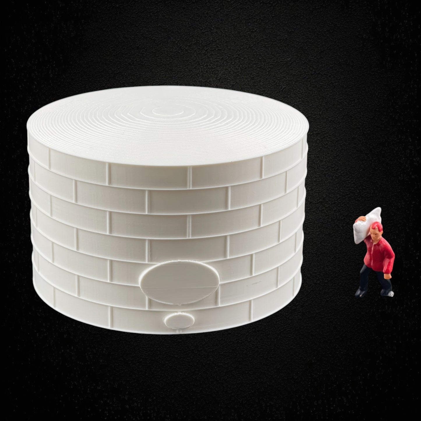 Standard Oil or Fuel Tank - T Scale 1:450 - 2 Pack - White - 11 Sizes AVAILABLE
