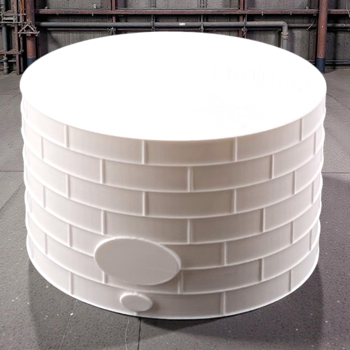 Standard Oil or Fuel Tank - T Scale 1:450 - 2 Pack - White - 11 Sizes AVAILABLE