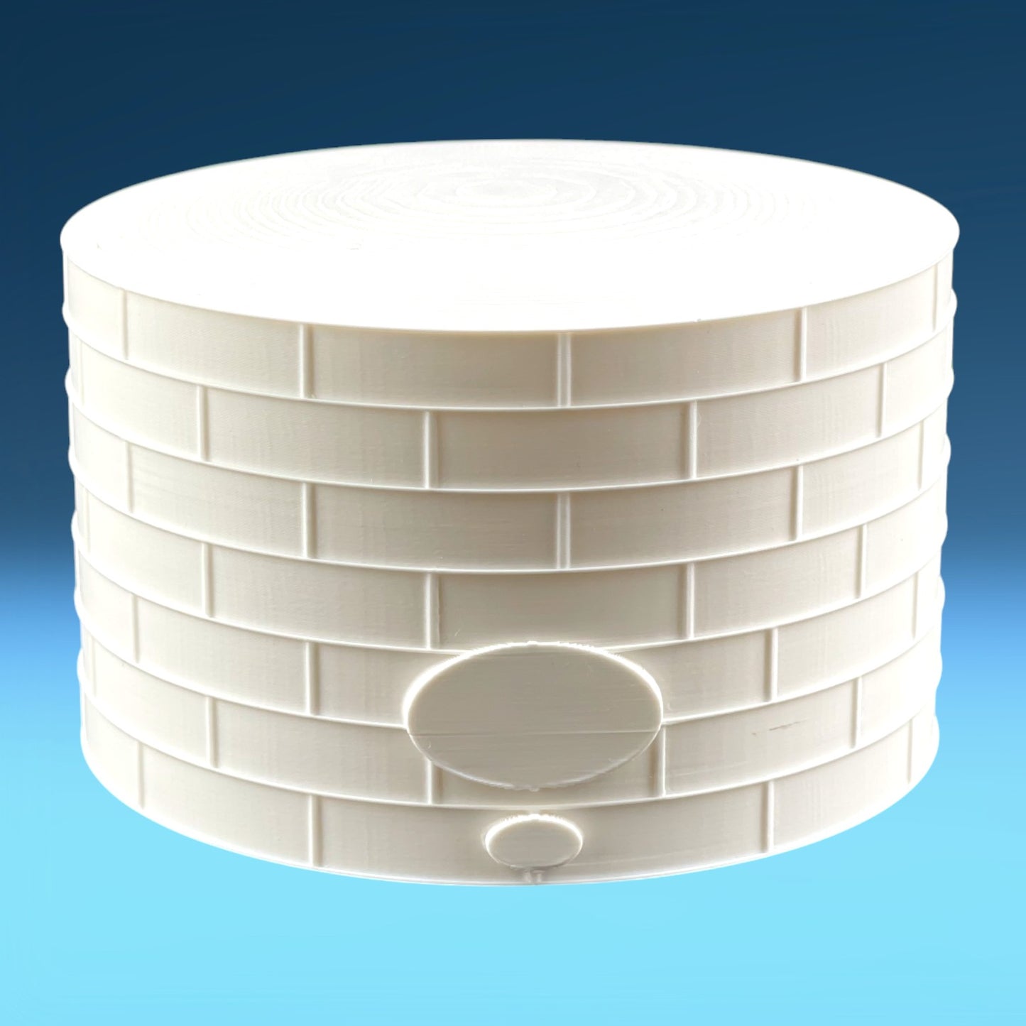 Standard Oil or Fuel Tank - T Scale 1:450 - 2 Pack - White - 11 Sizes AVAILABLE